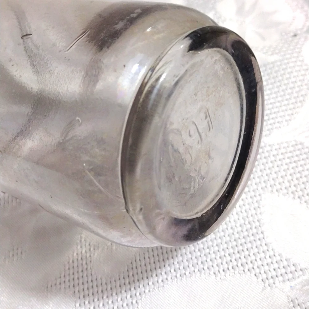 Vintage Bottle with Porcelain Stopper